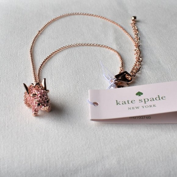 kate spade | imagination flying pig necklace - Picture 4 of 5
